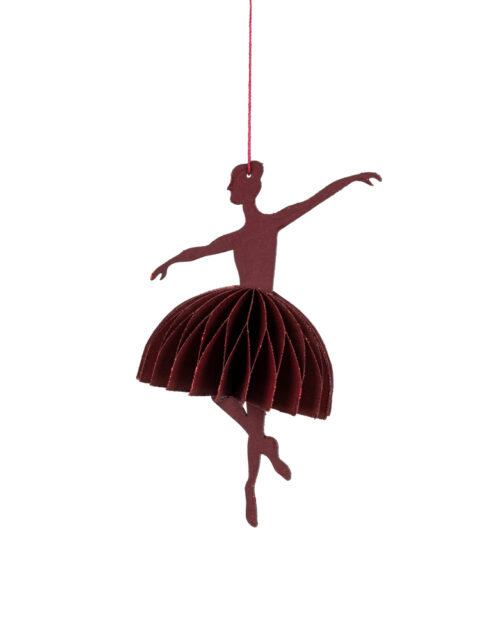Rød Ballerina   X  Cm Fra Skinbjerg Design