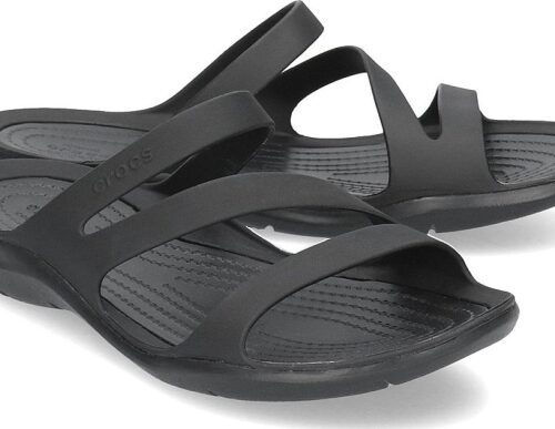 Women&apos;s Slippers Swiftwater Sandal Black Black Size    Fra Crocs